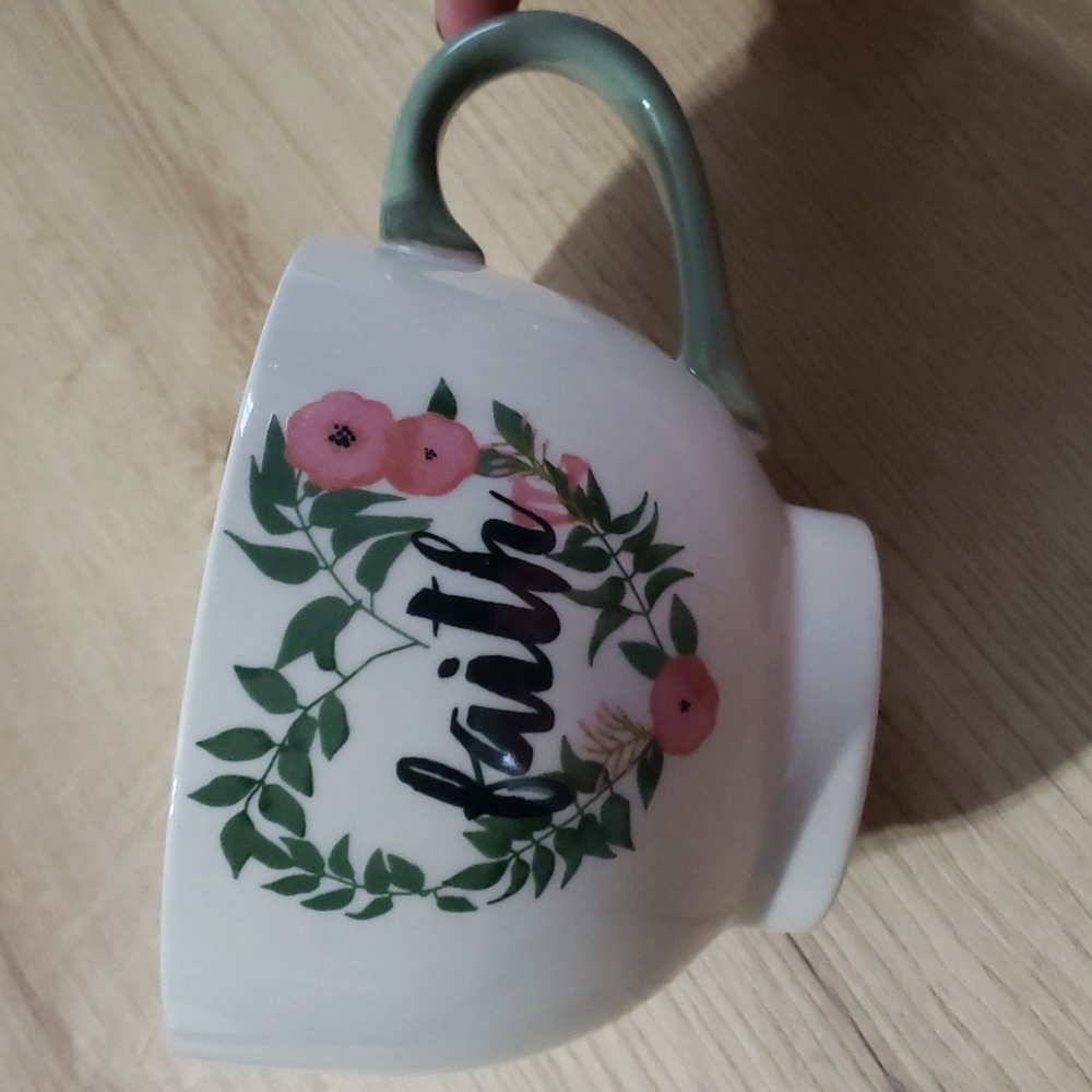 Kent Pottery Oversized White Ceramic Coffee Mug